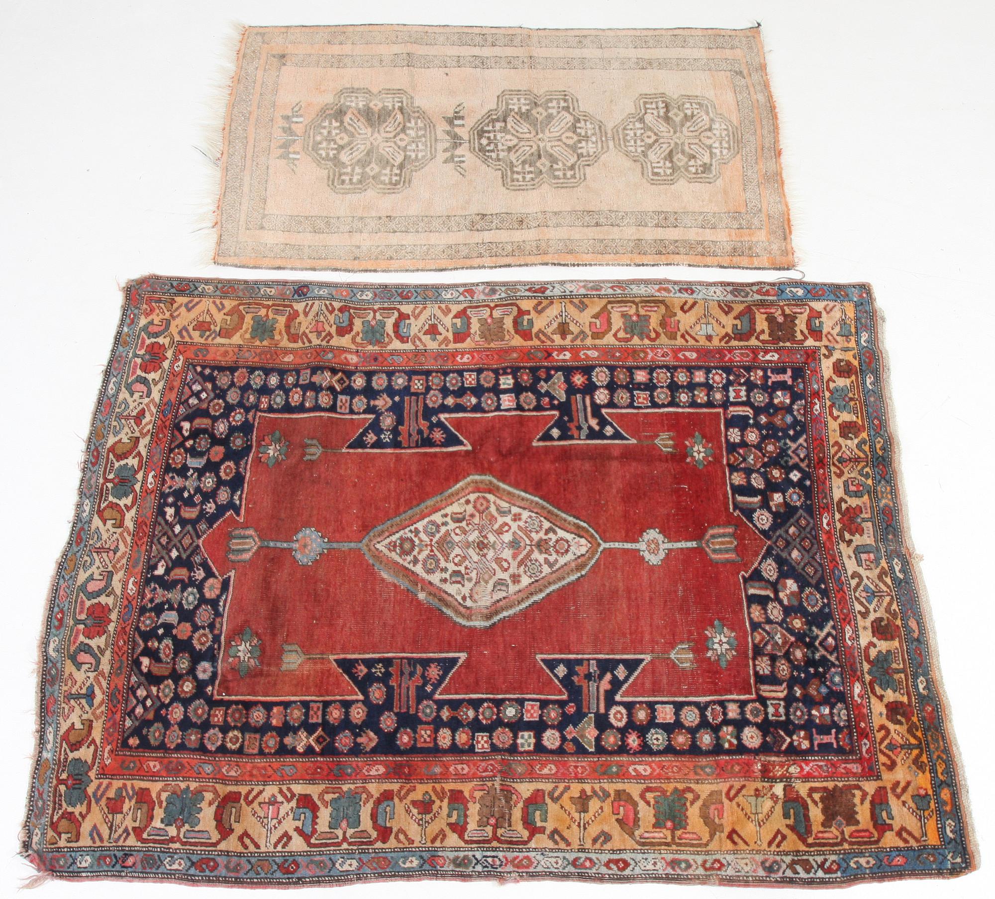 MATTOR, orientaliska, 2 st. 80 x 140, resp 180 x 135.