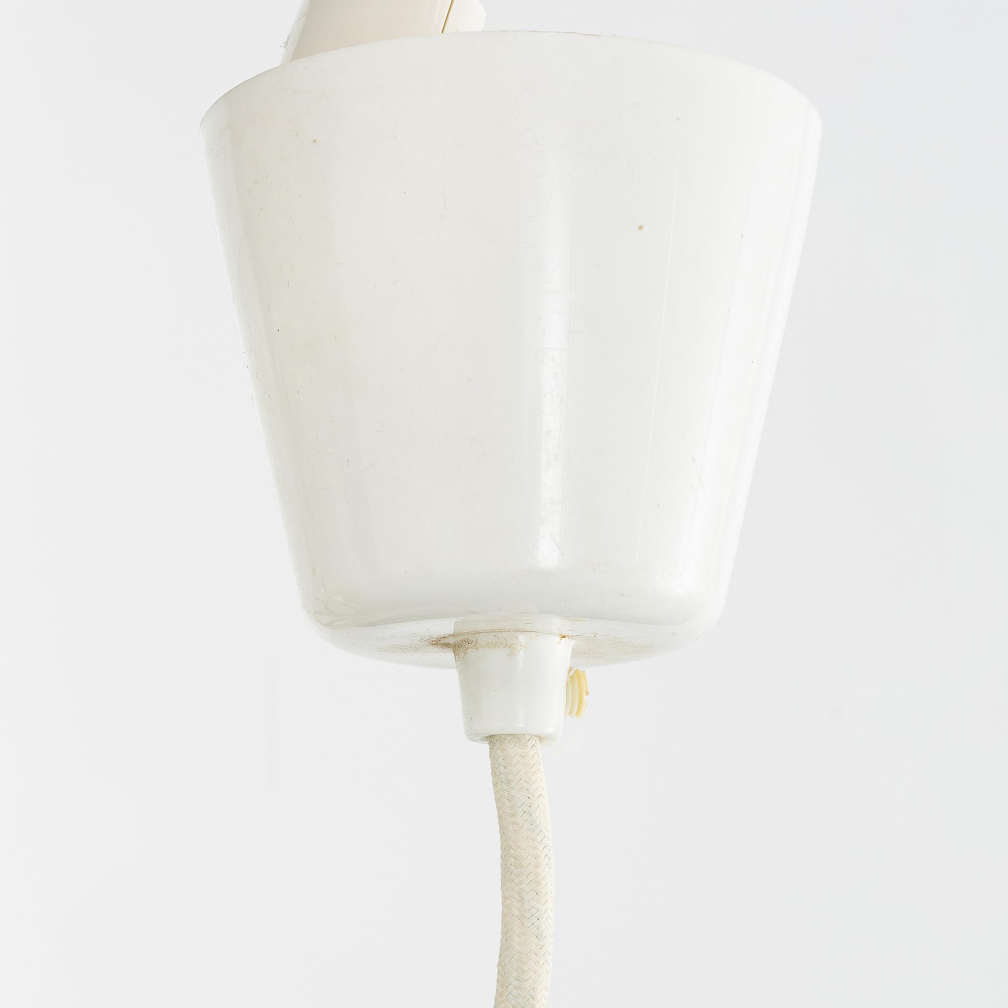 Vilhelm Lauritzen, taklampa, "Radio pendel", för Louis Poulsen, Danmark, 1900-talets andra hälft.