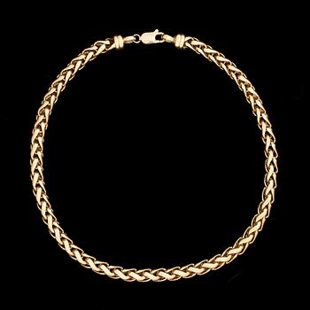 HALSBAND 18k, vikt ca 44g.