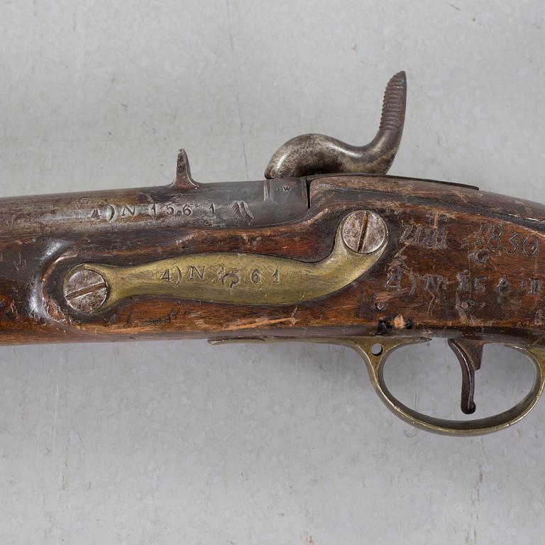 A percussion rifle for the swedish army, m/1851.