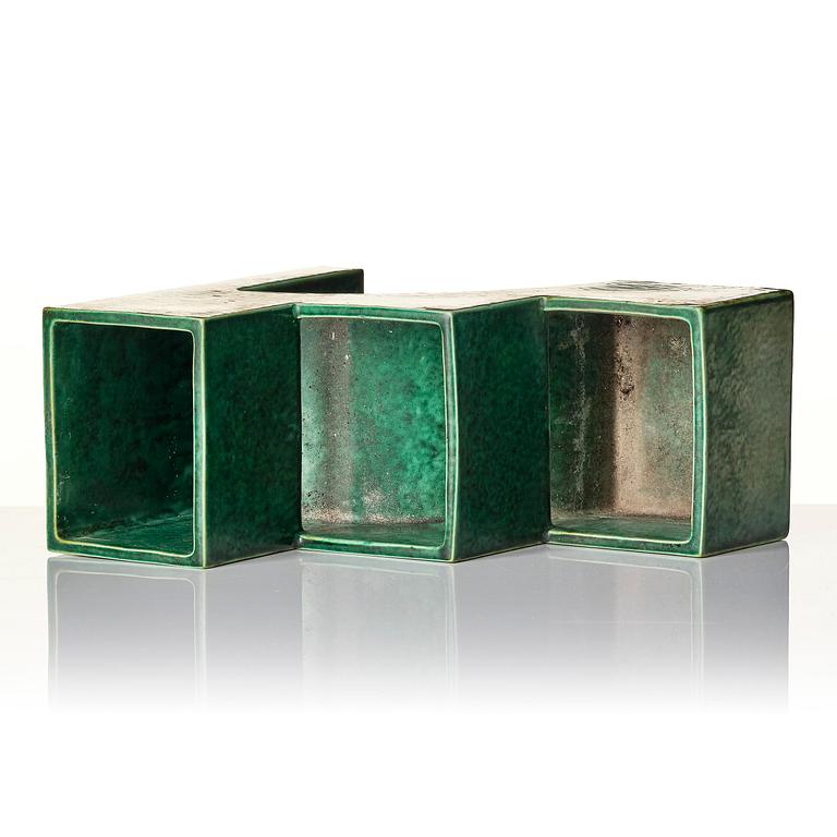 Wilhelm Kåge, a rare "Puzzle" cactus planter model 975/9, Gustavsberg, 1930s.