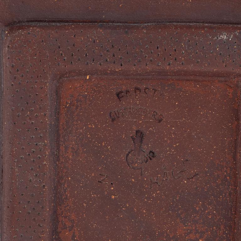 Wilhelm Kåge,  a 'Farsta' stoneware bowl, Gustavsbergs Studio, 1955.