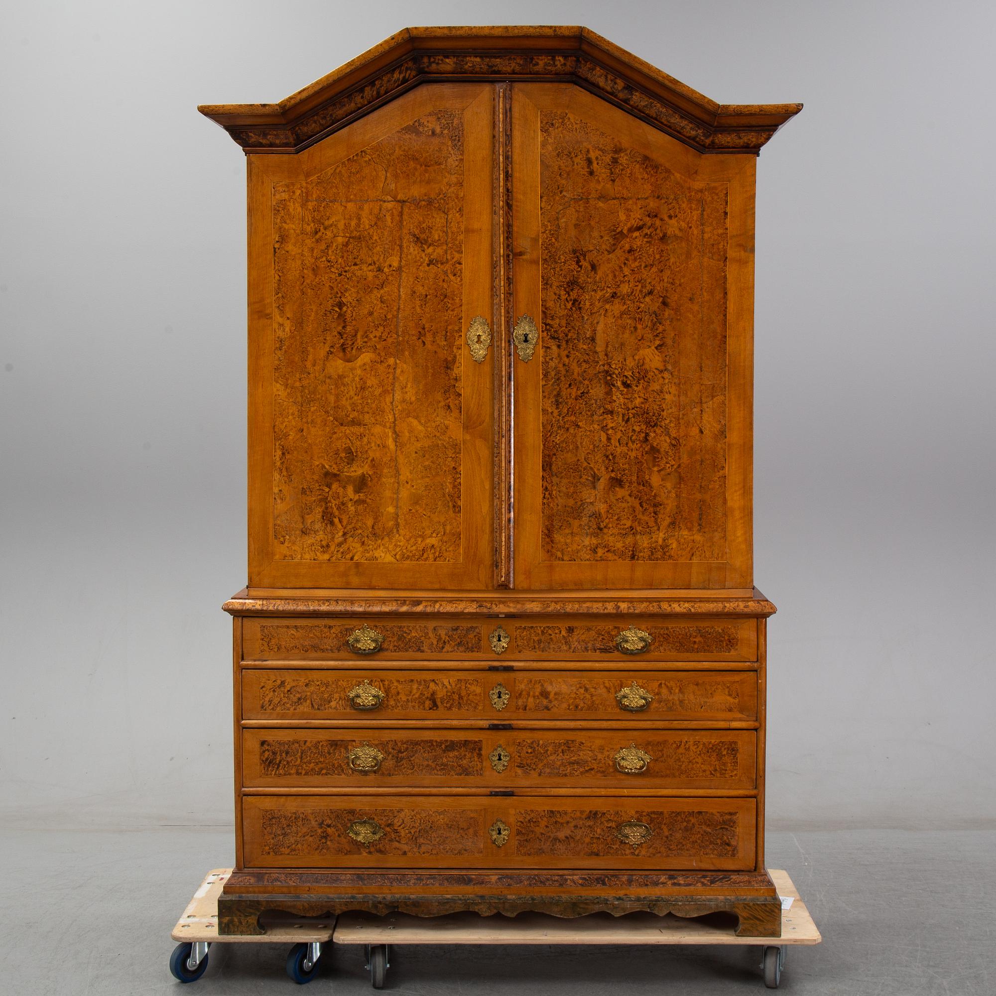 A late Baroque cabinet, first half of the 18th Century.