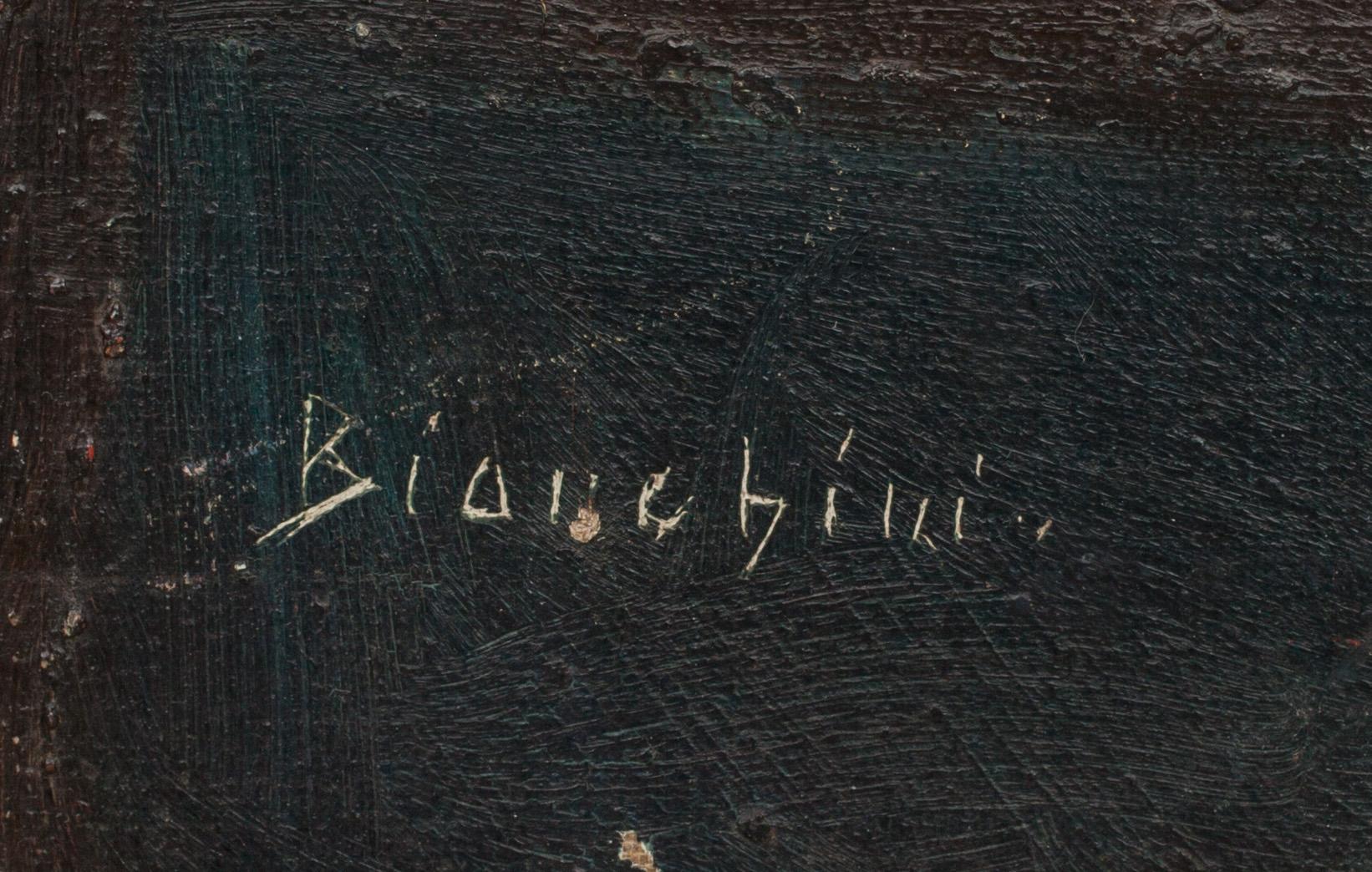 ARTHUR BIANCHINI, oljemålning.