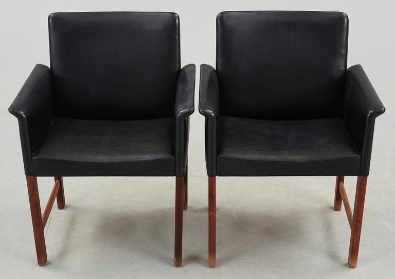 KARMSTOLAR, ett par, Hans Olsen, CS Möbler, 1960-tal.