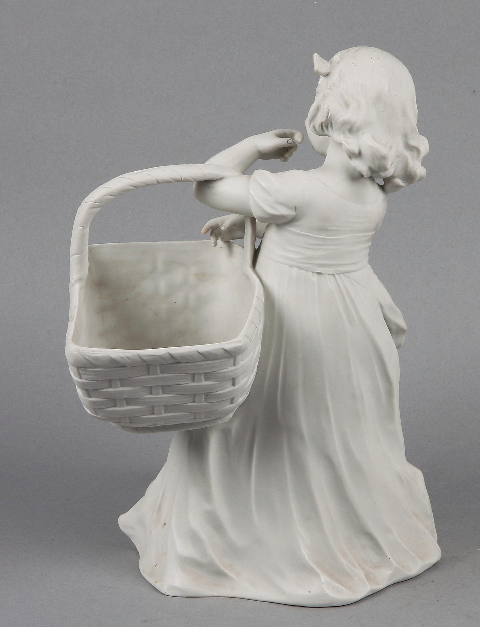 FIGURIN, parian, 1900-tal.