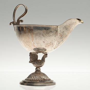 PARTI SILVER, 6 delar. 1816 - ca 1900. Vikt 674 g.