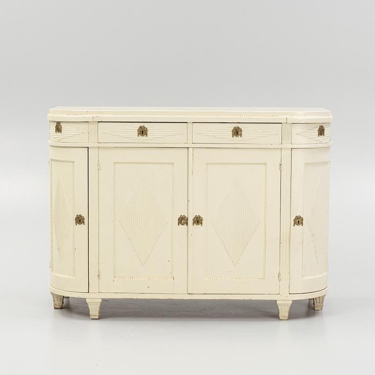 Sideboard, gustaviansk stil, omkring år 1900.