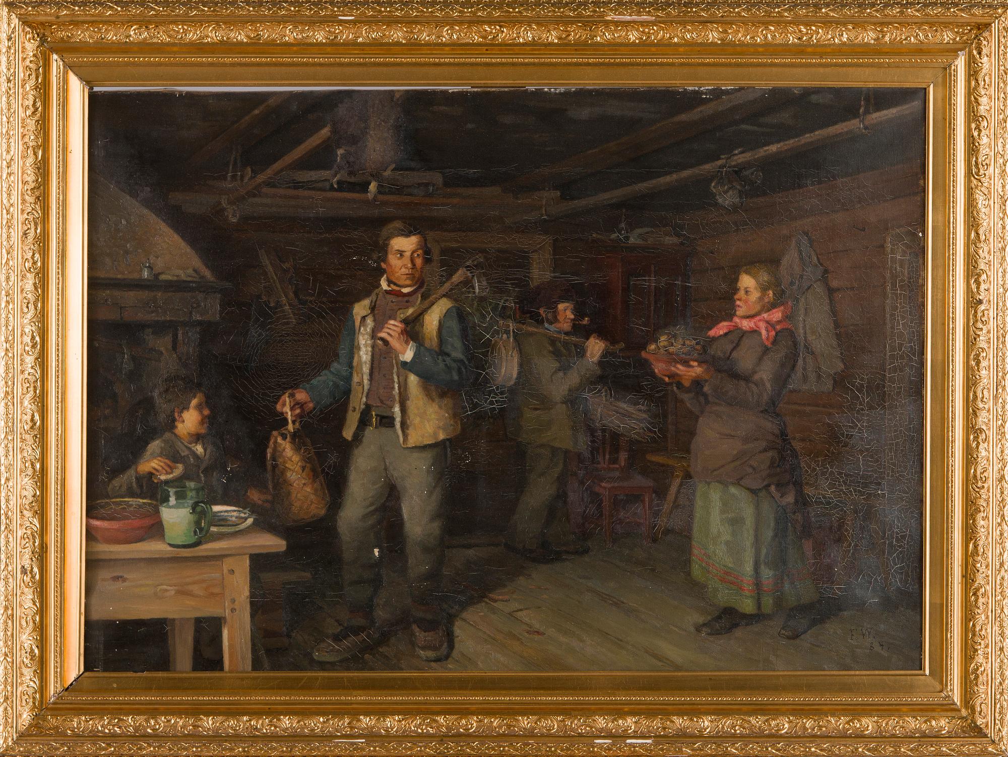 Fridolf Weurlander, Talonpoikaistupa.