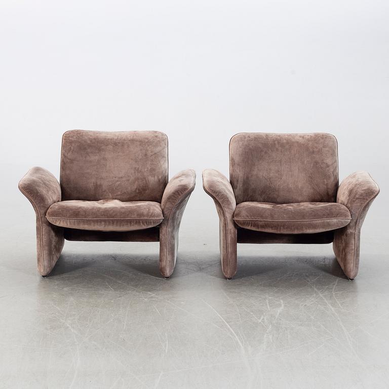 A PAIR OF CHAIRS, "DS 50"; De Sede, 1970's.