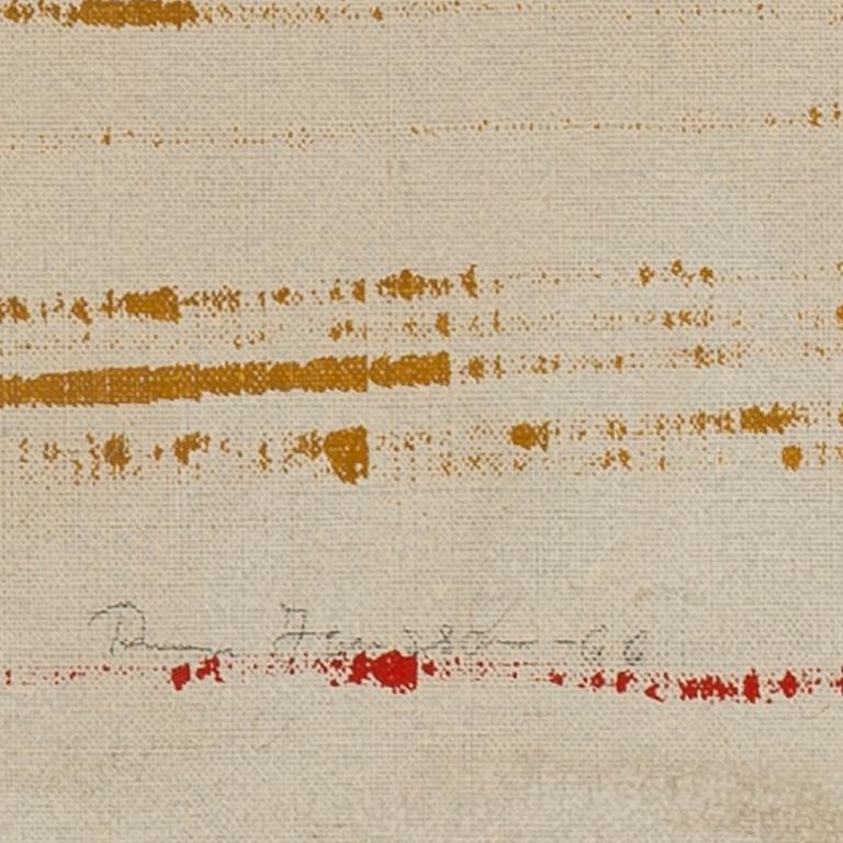 RUNE JANSSON, oil on canvas, signed and dated -66.