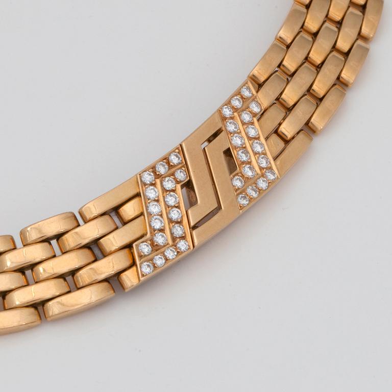 COLLIER, signerat Cartier, med briljantslipade diamanter, totalt ca 2.50ct.