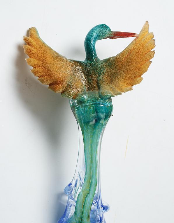 Kjell Engman, glasskulptur, Kosta Boda, unik.