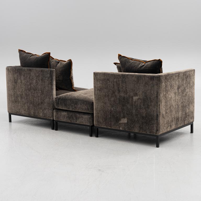 Torill Slettvoll, "Twin", fåtöljer, ett par samt fotpall, Slettvoll.