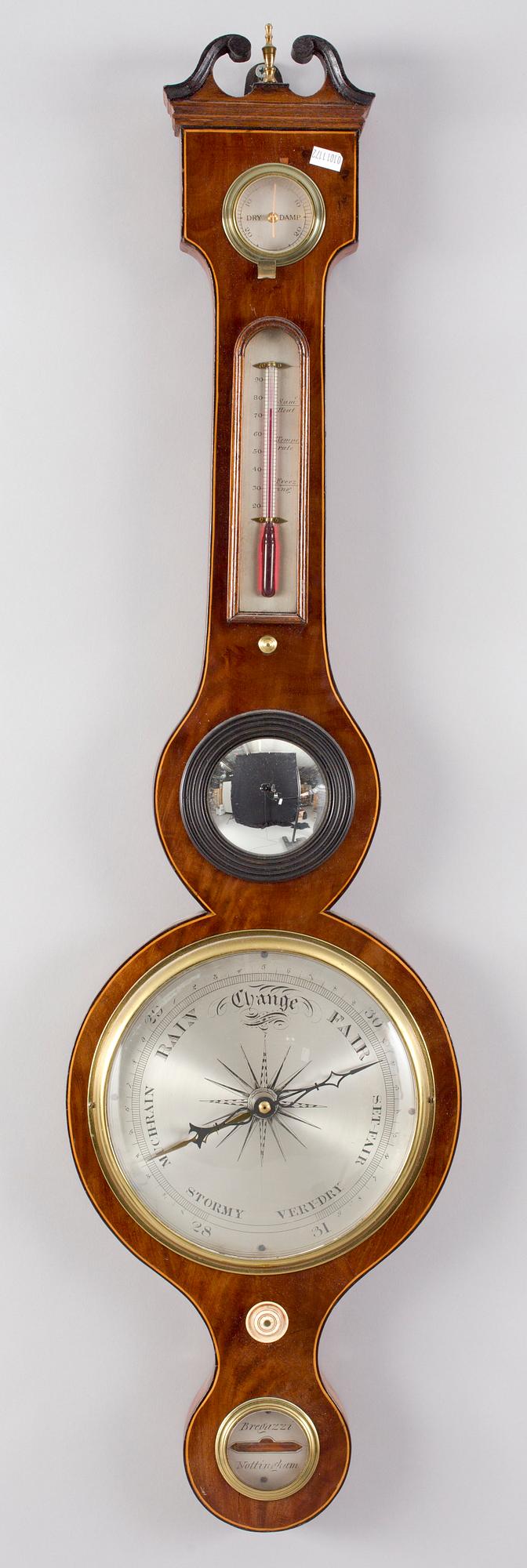 BAROMETER, Bregazza, Nottingham, 1800-talets slut.
