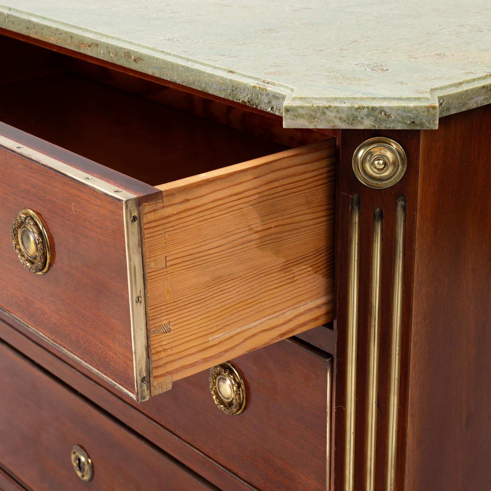 Bureau, Gustavian style, mid-20th century.