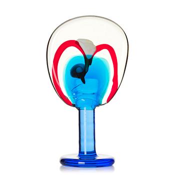 29. Oiva Toikka, skulptur, "Lollipop", glas, Nuutajärvi, Notsjö, Finland, 2004, ed 63/200.