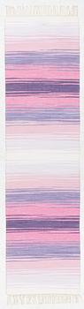 Anna Maria Hoke, a rag rug runner, ca 280 x 74 cm.