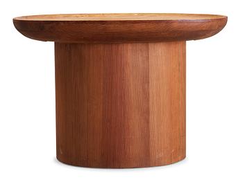 453. Axel Einar Hjorth, an 'Utö' stained pine table, Nordiska Kompaniet, Sweden 1930's.