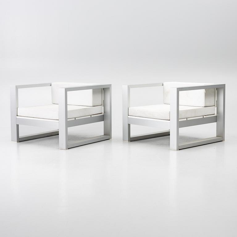 Ramón Esteve, a pair of outdoor easy chairs, "Na Xemena", Gandia Blasco, Spain, contemporary.