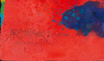 ARDY STRÜWER, gouache/akvarell, signerad och daterad 1989.