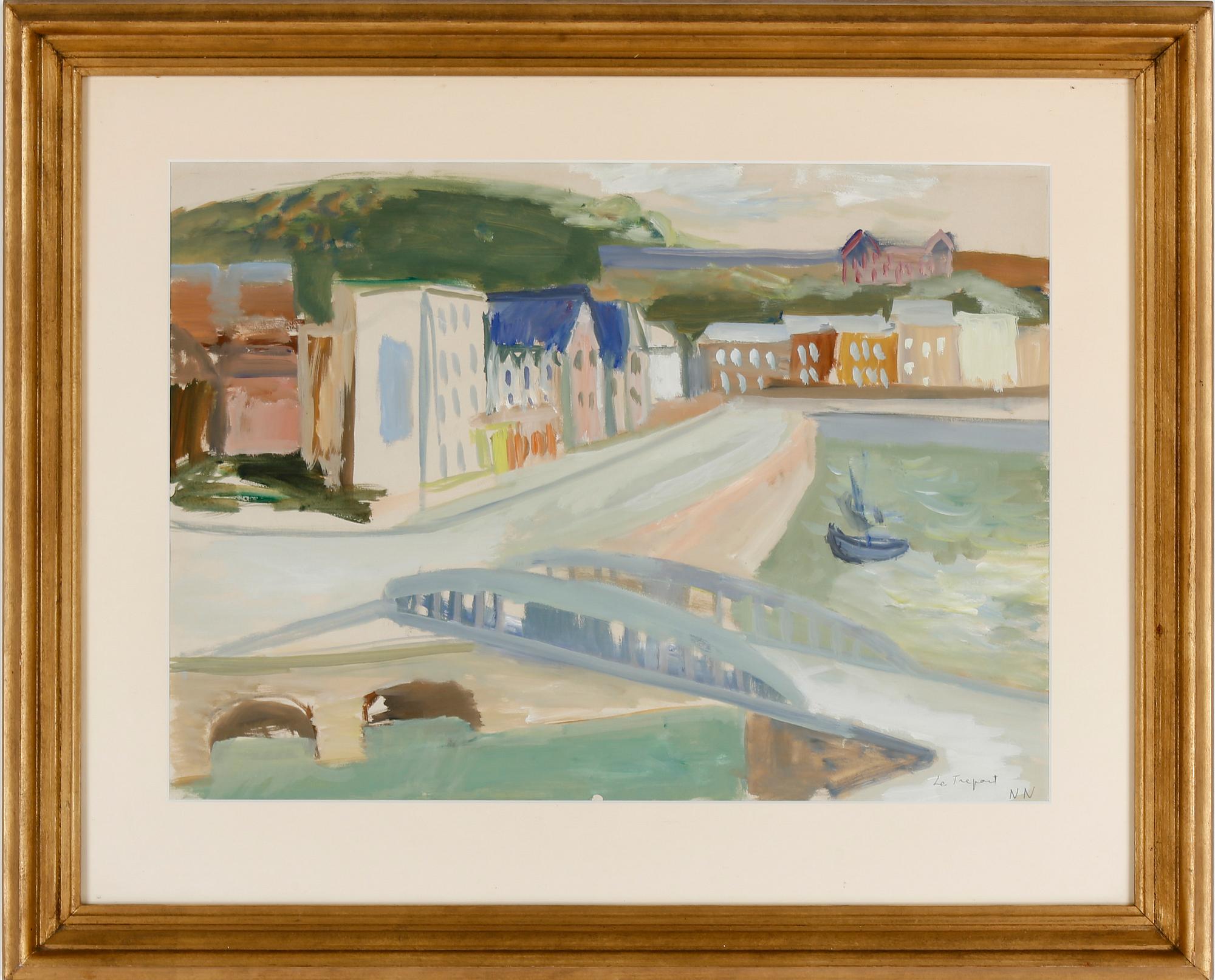 NILS NILSSON, gouache, monogramsignerad.