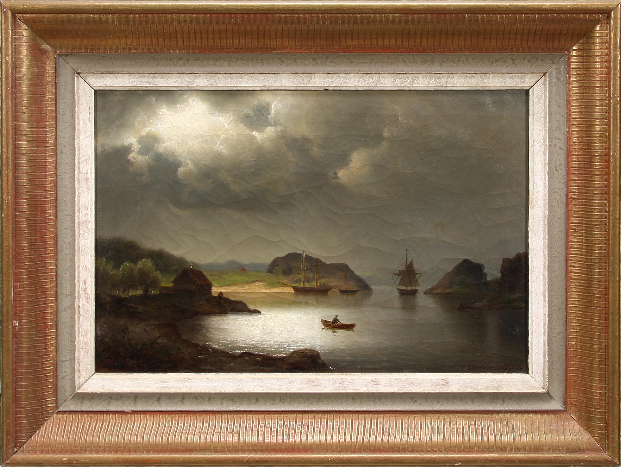 ERNFRIED WAHLQVIST, olja på duk, sign o dat 1889.