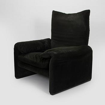 Vico Magistretti, A "Maralunga", armchair, Cassina, Italy.