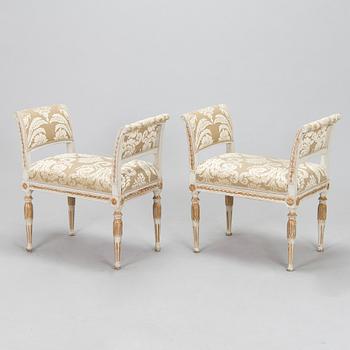 Banketter, ett par, omkring år 1800, Sengustavianska.