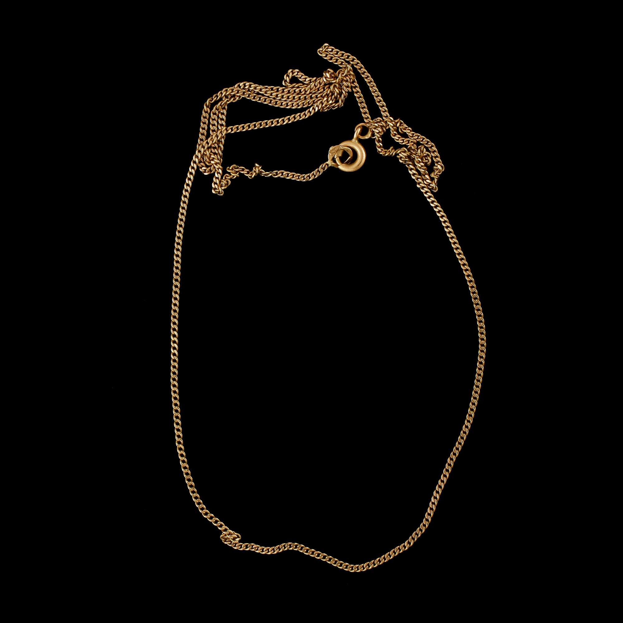 PARTI SMYCKEN, 5 delar, 18k guld. Vikt ca 20,5 gram.