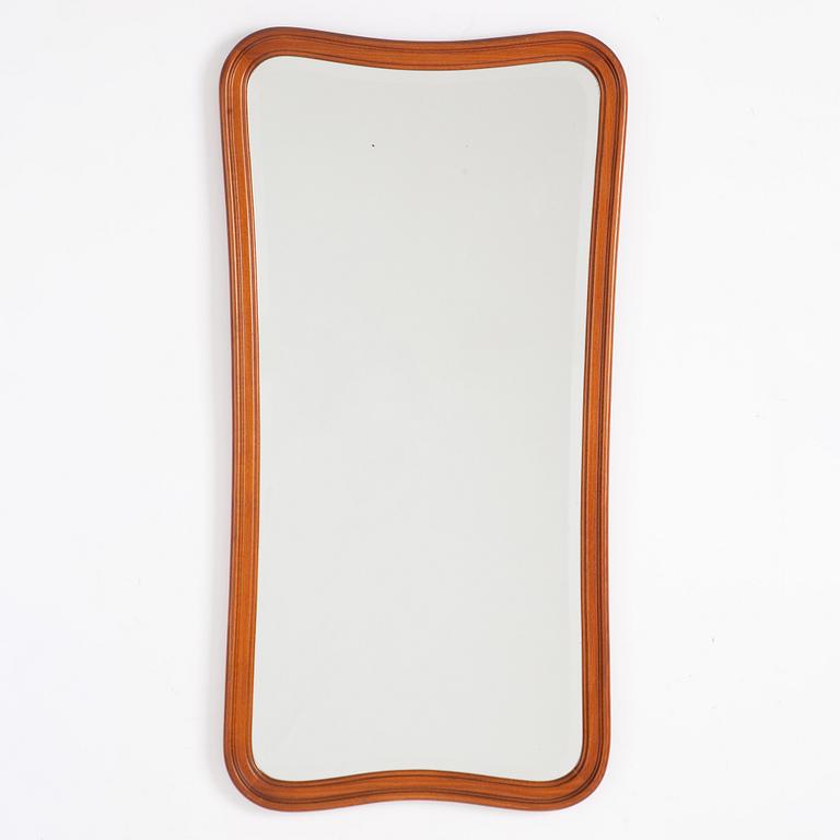 A Swedish Modern mirror, Glas & Trä, Hovmantorp, 1940s/50s.