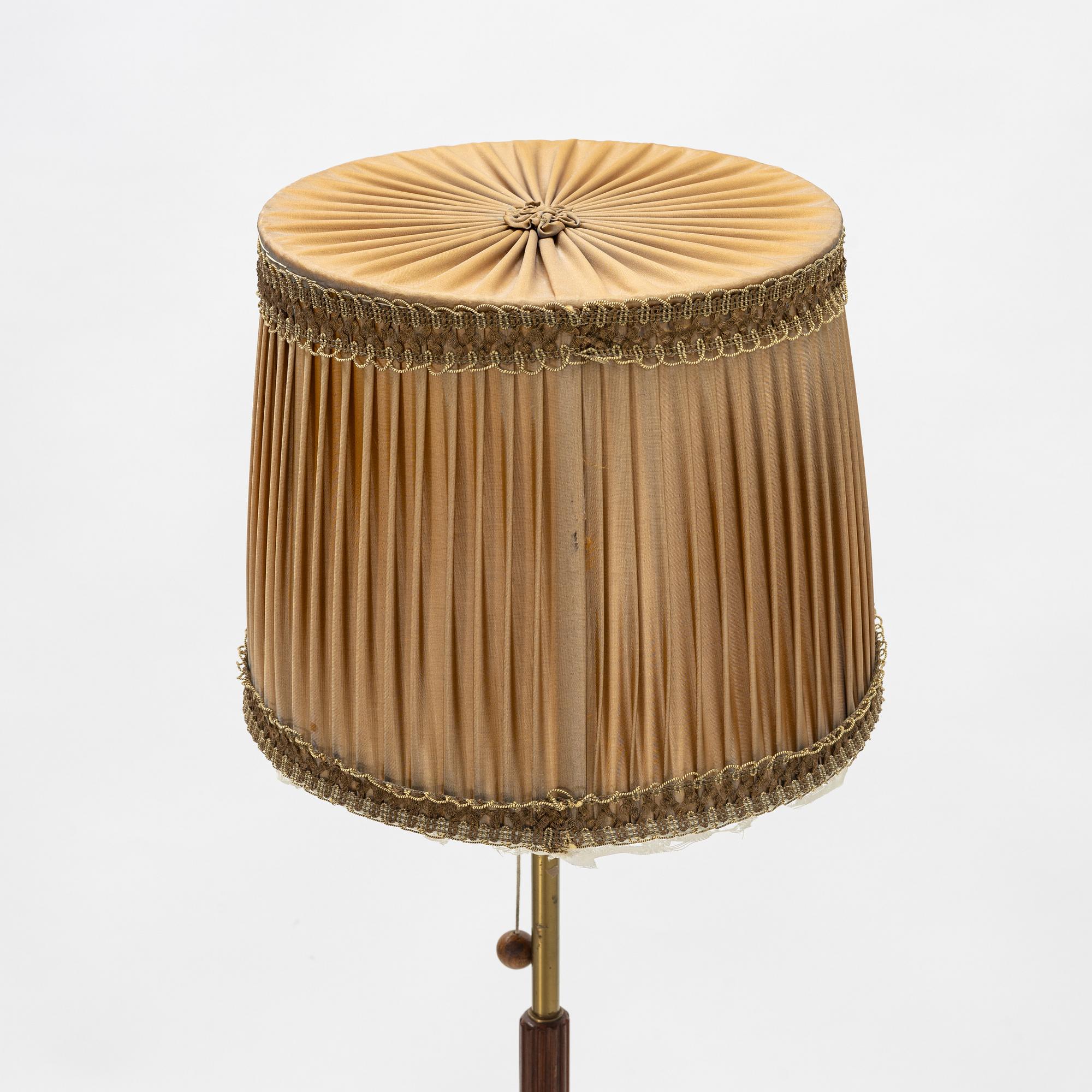A floor lamp, mid-20th century.