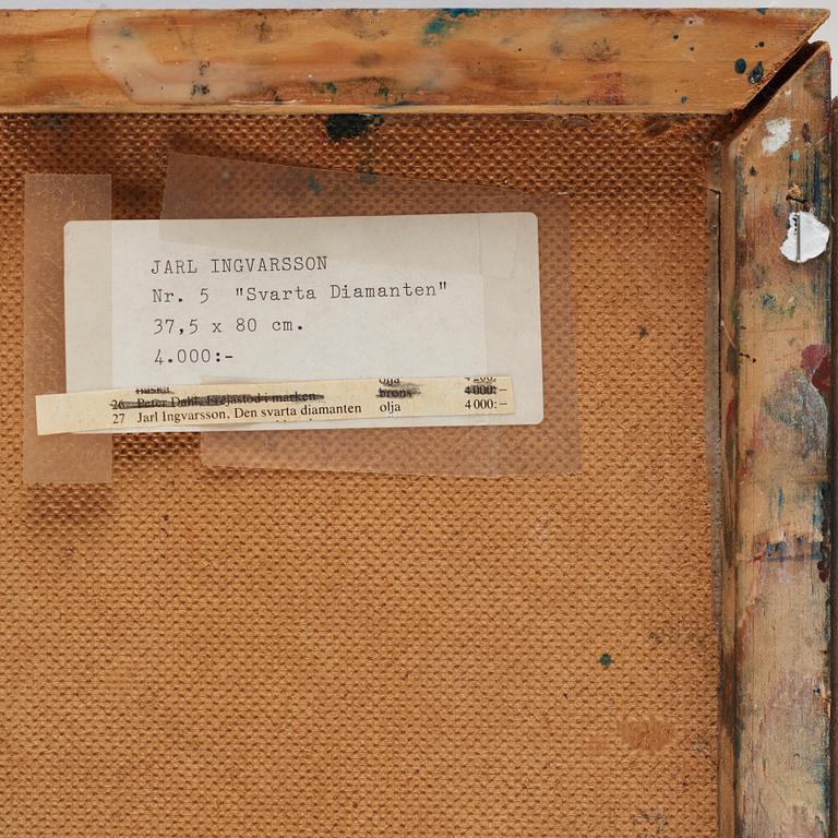 Jarl Ingvarsson, oil on masonite, signed.