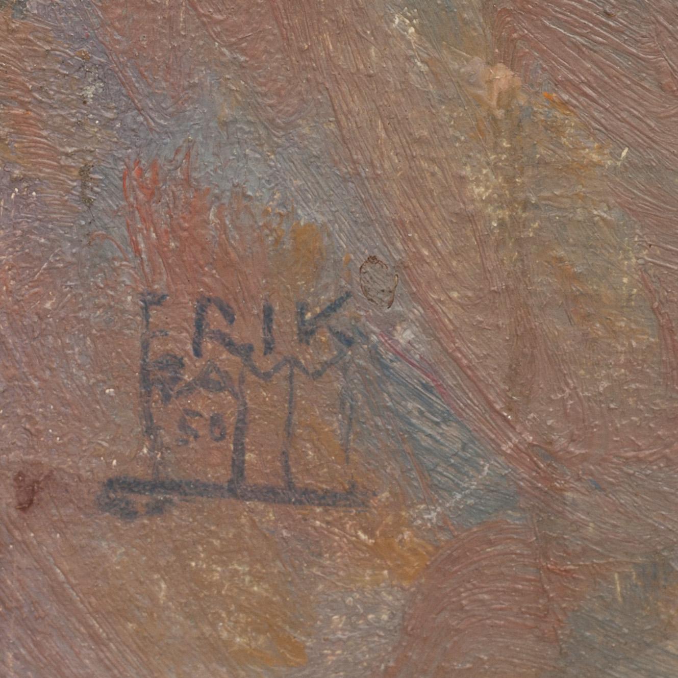 ERIK LAMM, olja på duk, signerad och daterad -50.