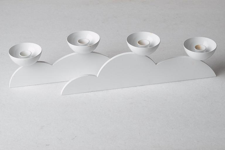 Eero Aarnio, EERO AARNIO, two candelabra; "Cactus" and "Cloud", Finland, one dated 2003.
