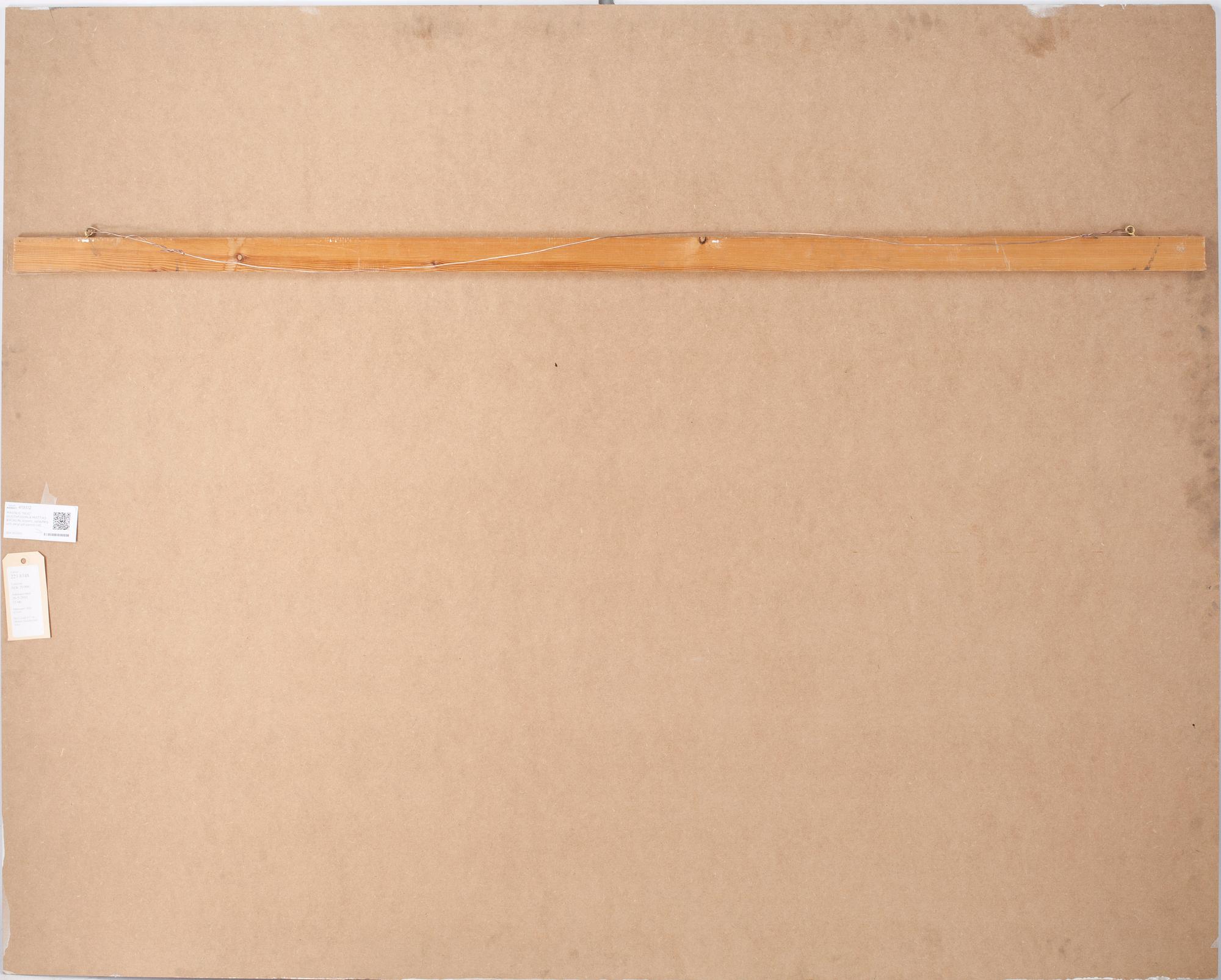 MAGNUS "NUG" GUSTAVSSON & MATTIAS BÄCKLIN, Lackfärg, blyerts & akrylblyerts, signerad, daterad 2012.