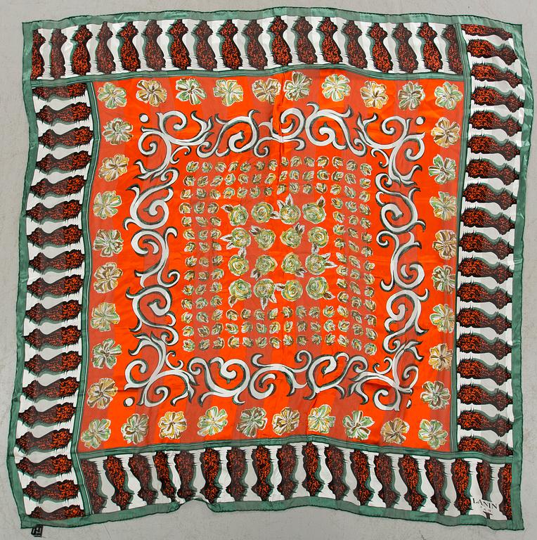 LANVIN, scarf, silke.