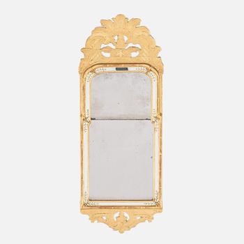 A Rococo mirror, second half of the 18th century.