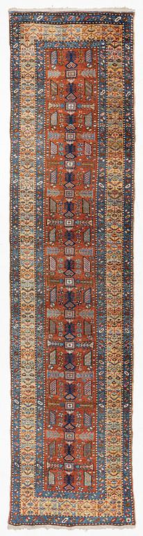 Gallerimatta, Nordvästpersisk, ca 385 x 95 cm.