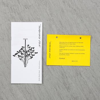 Ingo Maurer, a ceiling lamp model 'Birds Birds Birds'.