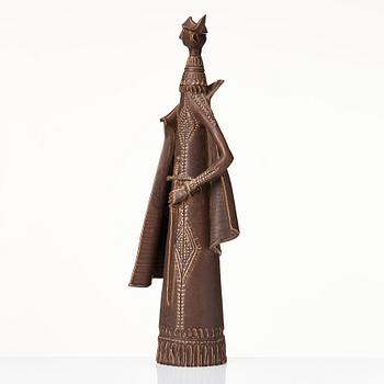 Olle Alberius, a stoneware sculpture of a toreador, signed and dated 1959, probably unique.