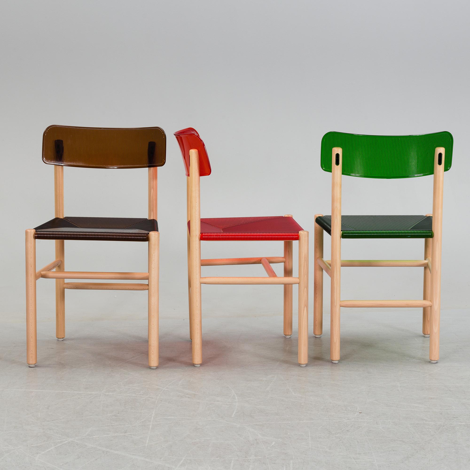 Jasper Morrison Trattoria 椅子 1脚　青のみ pourannick » Trattoria Chair / Table