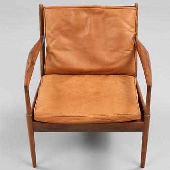 An Ib Kofod Larsen palisander 'Samsö' easy chair, Olof Persson Möbler, Sweden 1960's.