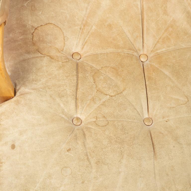 Bruno Mathsson, a pair of 'Ingrid' armchairs, Dux, Sweden, second half of the 20th century.