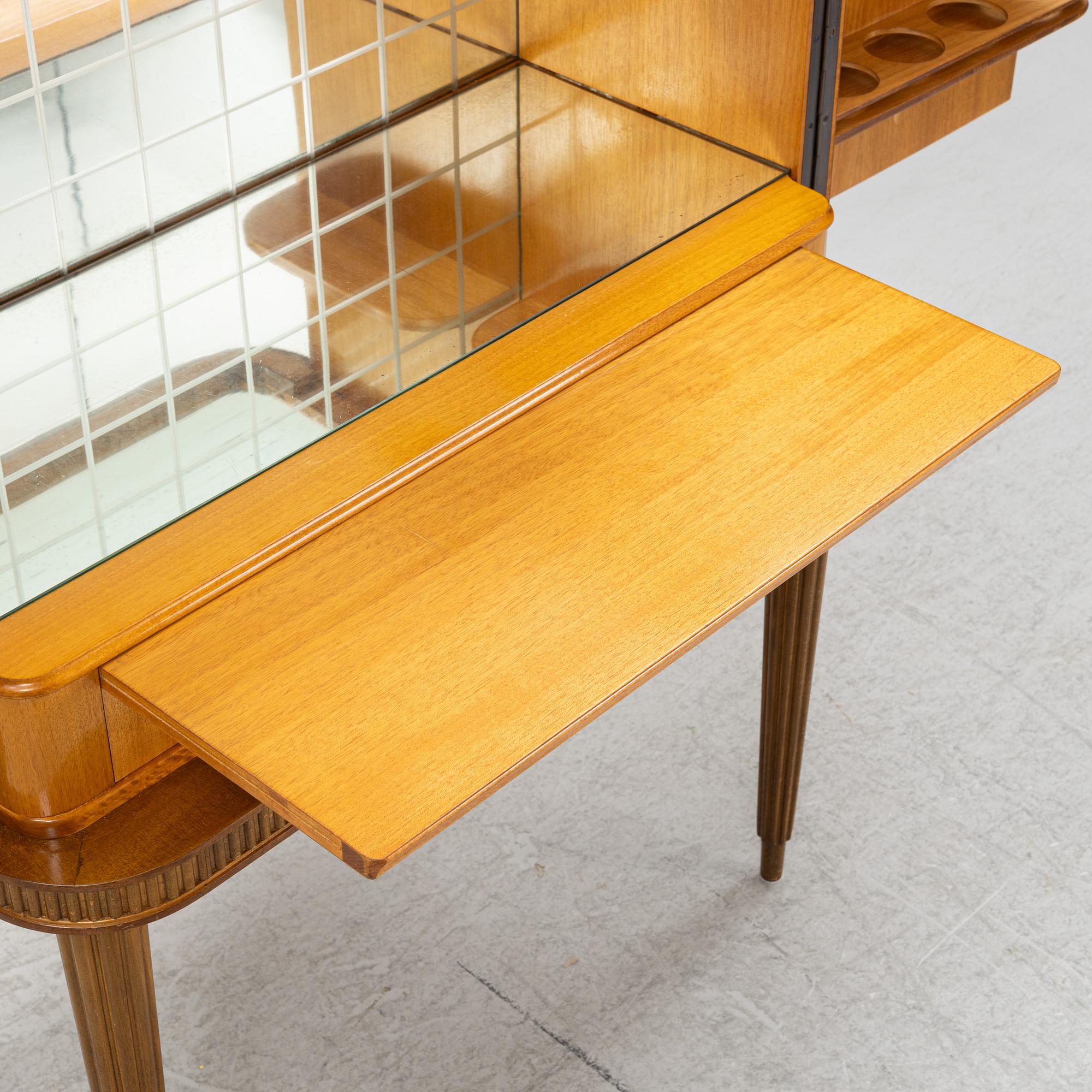 A Swedish Modern bar cabinet, AB Förenade Möbelfabrikerna, Lindköping, 1940's/50's.