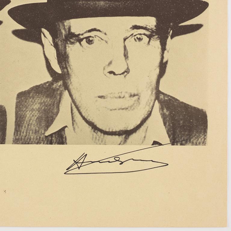 Andy Warhol, "Josef Beuys".