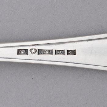 A 131-piece set of 'Suomi' silver cutlery, Suomen Kultaseppä oy/ Kultateollisuus oy, Turku 1927-1991.