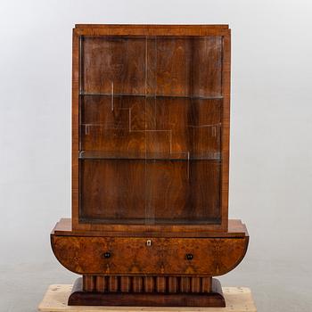 Vitrinskåp, art deco 1930-tal.