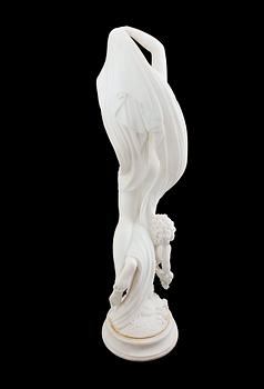 SKULPTUR, marmor, signerad Fossati, Gentile, Wien, omkring år 1900.