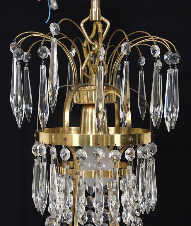 LJUSKRONA, gustaviansk stil, 1900-tal. H 75.